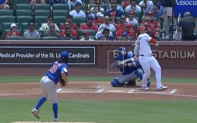 球場騒然！ 今永昇太の内角攻めに“イライラ”「そらキレる」 釣り気味のボールで翻弄→相手打者が“マン振り三振”で荒れる