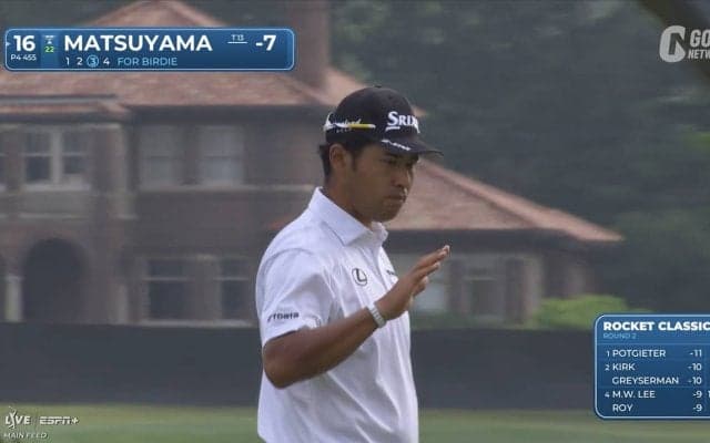 【動画】松山英樹3連続バーディなど「66」をマークし8位タイげ決勝へ 久常涼も上位をキープ【ロケットクラシック2日目】