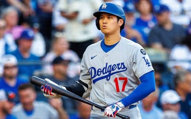 大谷翔平、渡米後最速更新164km　2回無失点＆3三振…野手登板で途中交代、ド軍は敗戦