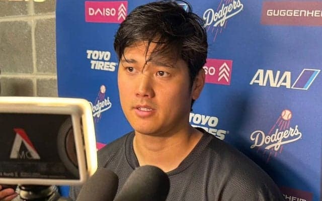 大谷翔平、縦スラを自画自賛「良かった」　抑えられない球速「自然に上がっている」…一問一答
