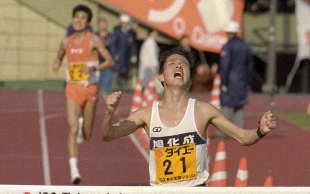 マラソン２戦目で五輪代表を決めた森下広一　先輩・谷口浩美の世界陸上優勝を見て「自分も勝てる」