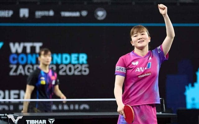 「WTTザグレブ」二冠の大藤沙月が8位　張本美和が6位、伊藤美誠が7位｜卓球女子世界ランキング（2025年第27週）