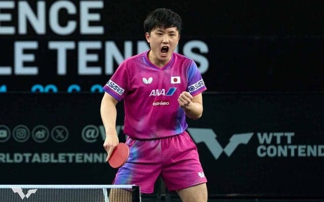 ザグレブ大会Vの張本智和が日本勢トップの4位　松島輝空が22位、戸上隼輔が25位｜卓球男子世界ランキング（2025年第27週）