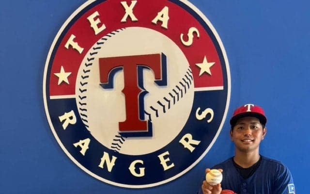 NPB経験なしの23歳元独立リーガーがレンジャースと契約！「2年でMLBのマウンドに立つ」