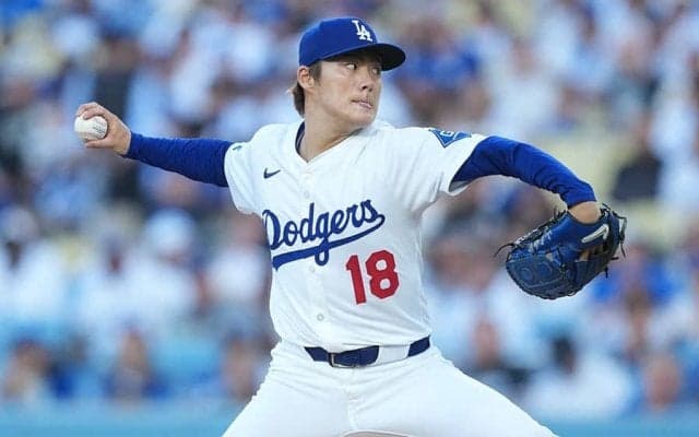 山本由伸、7回1失点で渡米後最多8勝目　渾身の98球で8K…本拠地熱狂、防御率リーグ3位