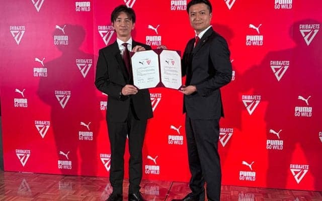日本で“第3のスポーツ”に…プーマが千葉ジェッツとパートナーシップ契約を締結