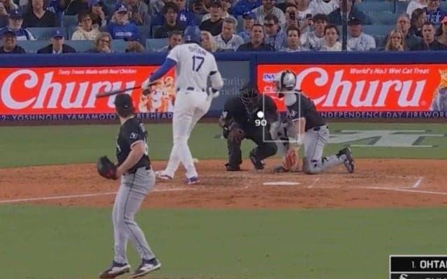 一体、何が起きた？ 大谷翔平、爆速打球で“想定外のハプニング”「ヤバいな」「これはアカン」 審判が大変なことになる… ファン騒然