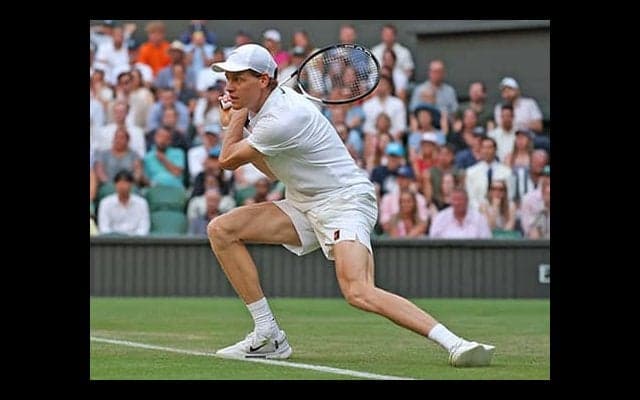 シナー 快勝でウィンブルドン3回戦へ