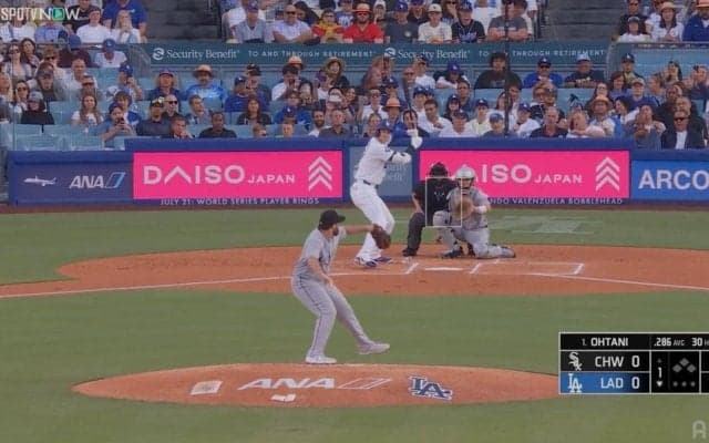 ドジャース戦での不思議な光景…大谷翔平を“ルフィ軍団”が応援するほっこりシーン「かわいいw」「いっぱいいるw」