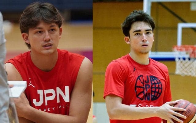バスケ男子日本代表　スタイルの異なる６歳差のPG兄弟・テーブス海＆流河が揃って目指すロス五輪のコート