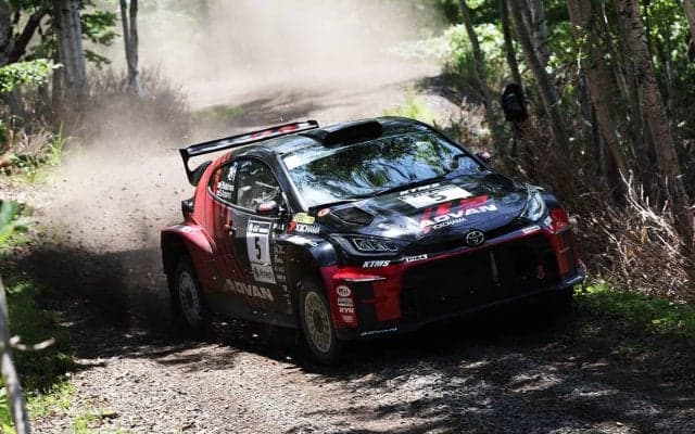 全日本ラリーカムイ：初日、4本のベストをマークした奴田原文雄がトップを快走