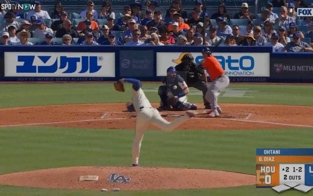 大谷翔平のバースデー登板で“粋な計らい”連発…圧巻の三者連続奪三振を「ハッピーバースデー！」現地実況とスタジアムが祝福した瞬間