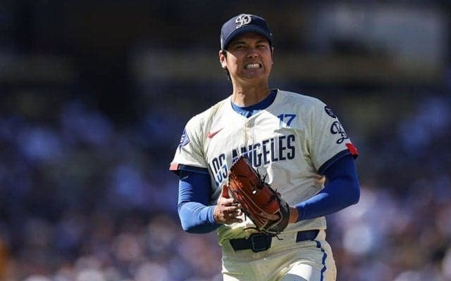二刀流の大谷翔平に感じた“違い”　ド軍放送局が捉えた光景に驚愕「見てください！」