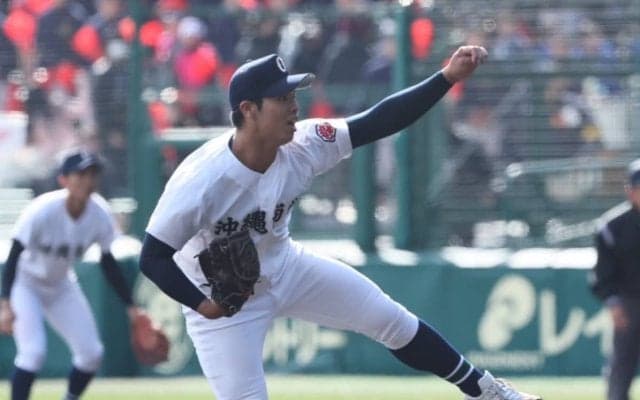 沖縄尚学の150キロ左腕・末吉が無双状態！準々決勝で14Ｋ完封、この夏2試合16イニング連続無失点で、毎回の25Ｋをマーク【25年夏高校野球】