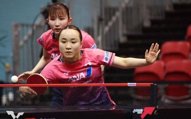伊藤美誠、早田ひなとの“みまひな”ペア再結成に注目　初戦でインドペアと激突、全日本5連覇の同学年コンビ復活に熱視線【卓球・USスマッシュ】