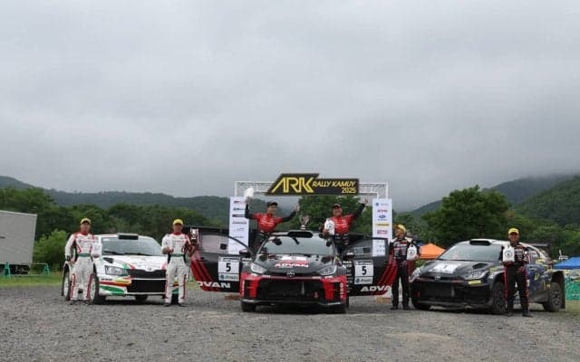 全日本ラリーカムイ：奴田原文雄がGRヤリス・ラリー2で全日本初勝利