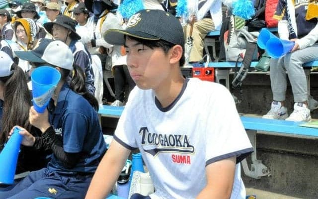 投手・打者のデータ作成で選手を支援、須磨友が丘データ班の谷口さん