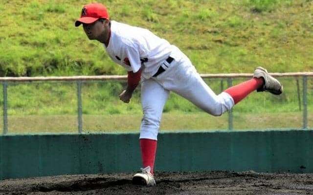 緩急で9奪三振…原点は父が教えた空手チョップ　明石北・山本投手