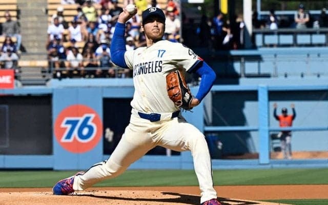 「こんなの打てない」大谷の魔球に騒然　驚きの変化量に米騒然「捕手に謝りたい」