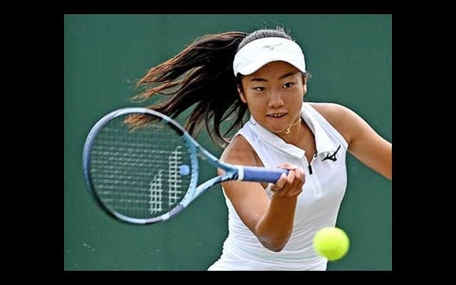  沢代榎音 ウィンブルドンJr初白星 