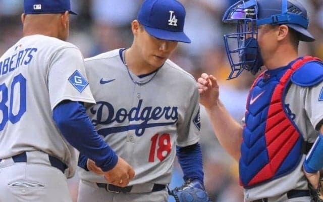 「驚きの展開だ。2アウトしか取れなかった」衝撃の初回降板…山本由伸が喫したワーストKO劇に米波紋「悪夢のよう」