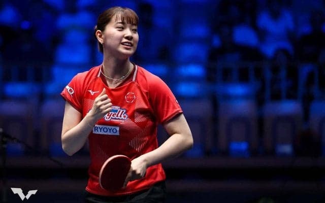 長﨑美柚、世界4位の王芸迪にストレート負けで中国撃破ならず　好調の23歳サウスポーは1回戦で終戦【卓球・USスマッシュ】