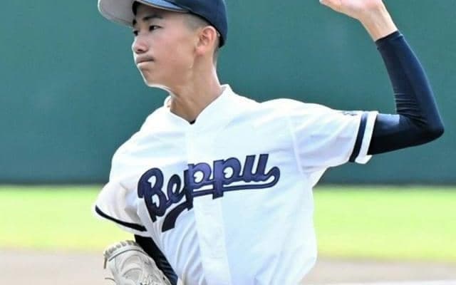 磨いた「遅い球」でノーヒットピッチング　別府鶴見丘の都留投手