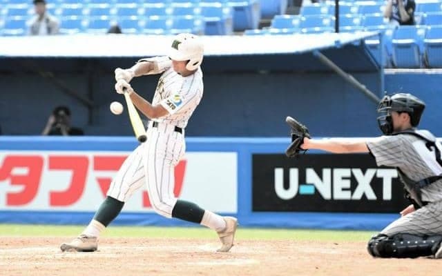 芝浦工大付・荒木孝多選手「打席にわくわく」　適時三塁打で勝利貢献