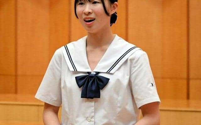 開会式で「君が代」独唱、山形北高の吉田さん「歌への熱意を選手に」