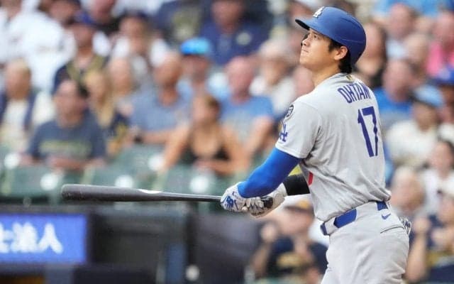 大谷翔平、7試合ぶり131メートル特大弾　ド軍は怪物新人の奪三振ショーの前に沈黙、今季ワーストの5連敗