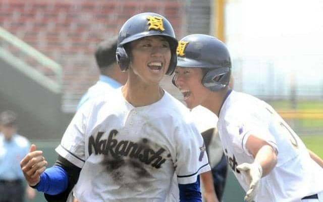 公式戦初本塁打が満塁弾　14奪三振の好投、中野西のエース木村投手