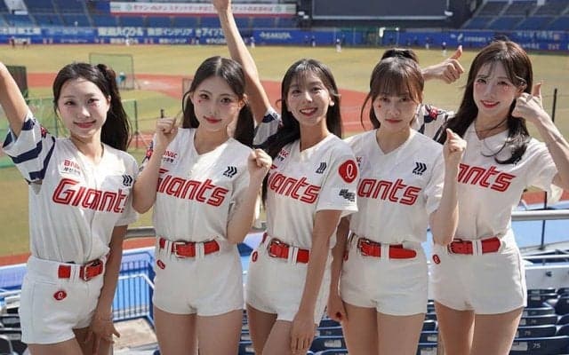 幕張に降臨した美女チア軍団「また日本に」　異例のコラボ…“韓国の女神”が感動した光景