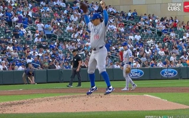 球場騒然！ 今永昇太、打者ドン引き？“まさかの行動”「どうした」 予想外のリアクションが話題に「実況大爆笑やん」