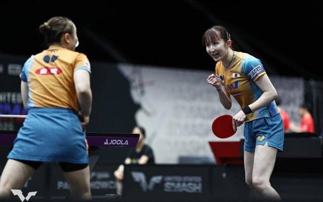 【女子ダブルス2回戦】伊藤美誠/早田ひな vs ディアコヌ/シャオ・マリア｜USスマッシュ2025