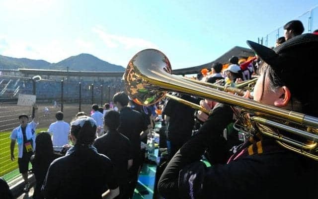 札幌旭丘の臨時音楽隊　必死の演奏で初得点　「気持ちは負けない」