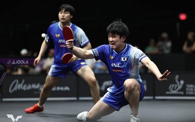 【男子ダブルス2回戦】張本智和/松島輝空 vs ドゥダ/チウ・ダン｜USスマッシュ2025