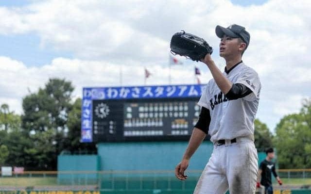 「チームのために投げる」　亀岡のエース・杣田健一郎投手が力投