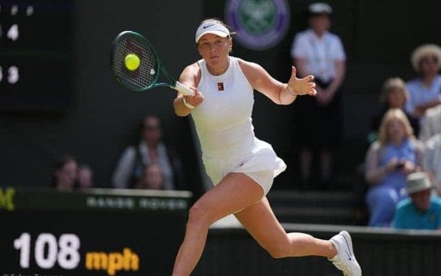 アニシモワが世界1位サバレンカをフルセットで撃破！グランドスラム初の決勝進出「まだ信じられない」[ウィンブルドン]