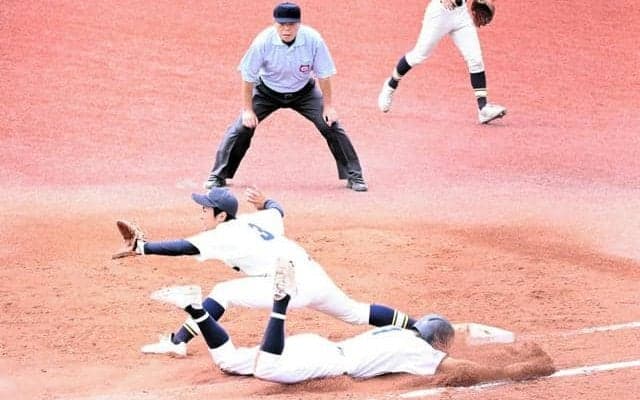 「絶対に1点」最初で最後のヘッドスライディング　仙台西・金山主将
