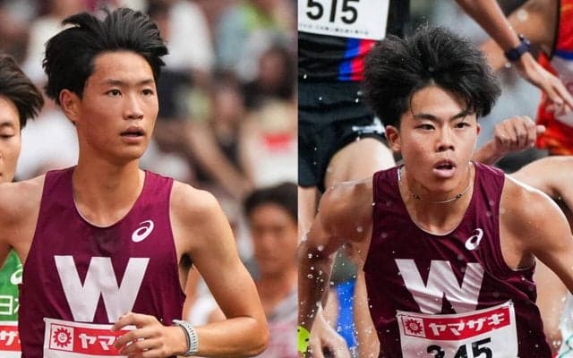早大のダブル大物ルーキー、5000m・鈴木琉胤＆3000m障害・佐々木哲が日本選手権で感じた悔しさと充実感
