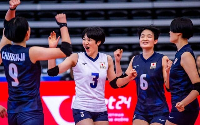 U19女子日本代表　ポーランドのブロックに苦しみストレートで敗戦　5-8位決定戦プレーオフへ