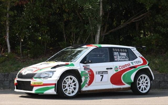 BPカストロールがラリージャパンPRイベントに参加。全日本ラリー参戦のシュコダ・ファビアR5を展示