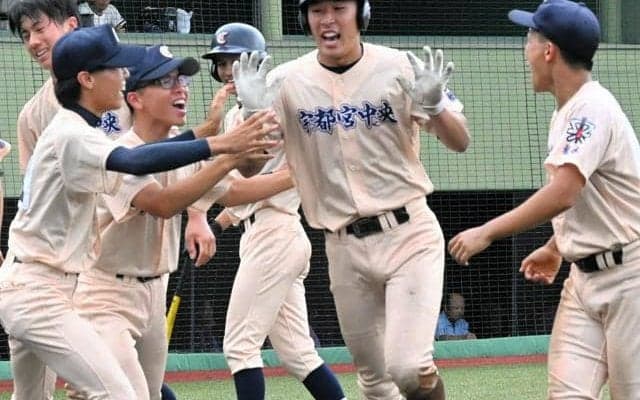 出場3回目の宇都宮中央、前回ベスト8の茂木に逆転勝ち　栃木大会