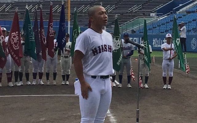 50年前に全国準優勝！古豪の主将が選手宣誓に込めた「野球王国愛媛復活」への思い【25年夏高校野球】