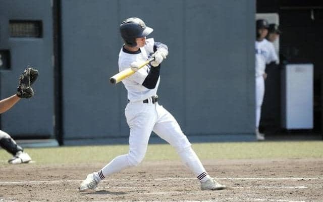 適時打放った高瀬の森選手「みんなで取った1点」　高校野球香川大会