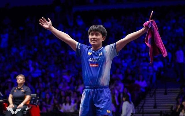 「世界1位が3連敗」張本智和、圧巻の林詩棟撃破に中国メディア驚愕　大会公式も決勝進出のエースを称賛「大きな役割」【卓球・USスマッシュ】