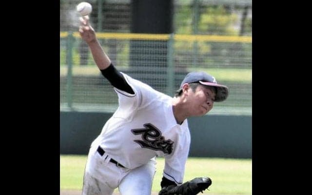 1年主体のチームで先発　栗東の奥村投手「信頼してもらえる選手に」