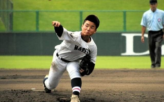 「全力投球」で快勝導く165センチの本格派　松阪商・中井琉月投手