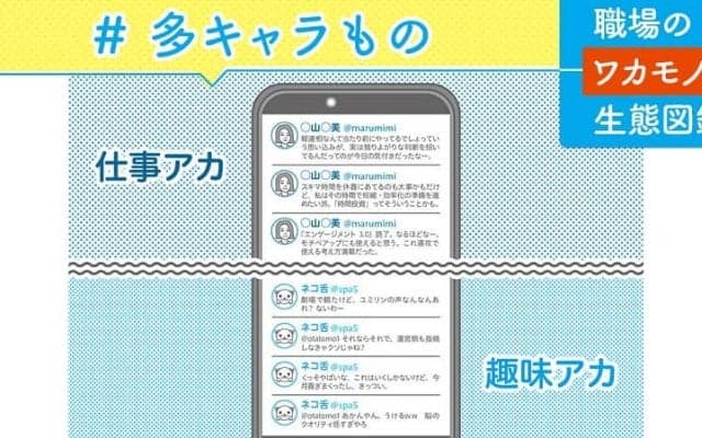 若者の強いキャラ意識は、ＳＮＳの「アカウントの数」に表れている