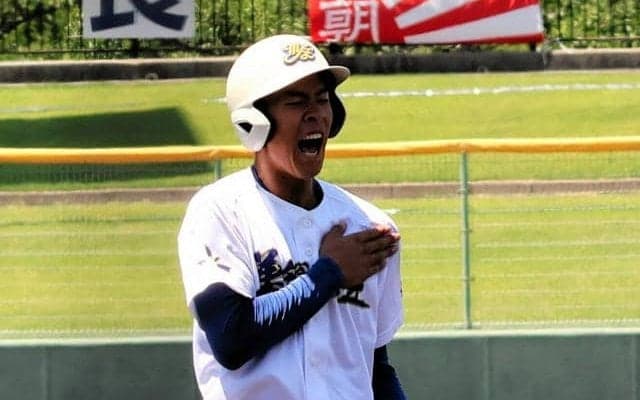 仲間を鼓舞するゴリラポーズは成長の証し　松本美須々ケ丘の深沢選手